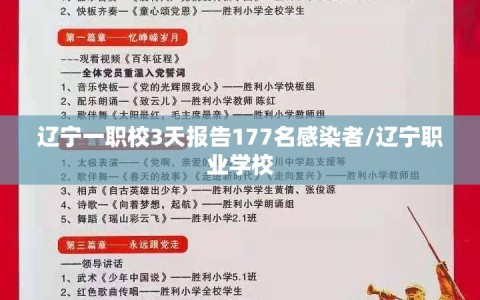 辽宁一职校3天报告177名感染者/辽宁职业学校
