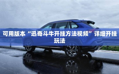 可用版本“迅奇斗牛开挂方法视频”详细开挂玩法