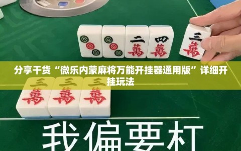 分享干货“微乐内蒙麻将万能开挂器通用版”详细开挂玩法
