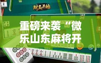 重磅来袭“微乐山东麻将开挂神器微乐捉老麻子开挂神器”科技辅助神器手机版教程