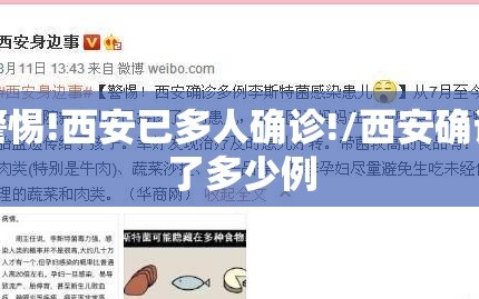 警惕!西安已多人确诊!/西安确诊了多少例