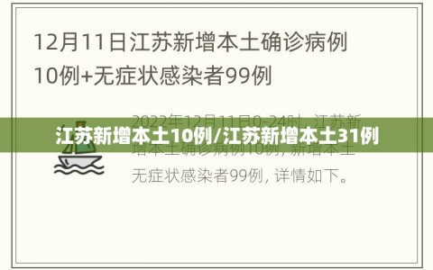 江苏新增本土10例/江苏新增本土31例