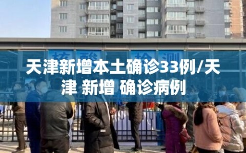 天津新增本土确诊33例/天津 新增 确诊病例