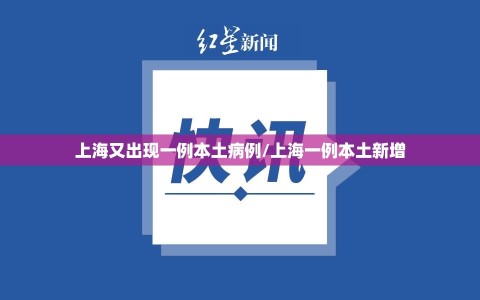 上海又出现一例本土病例/上海一例本土新增