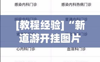 [教程经验]“新道游开挂图片”分享装挂详细步骤