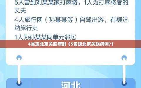 4省现北京关联病例（5省现北京关联病例?）