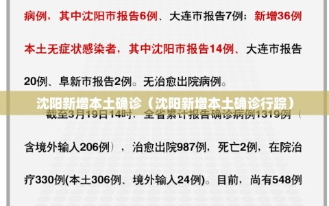 沈阳新增本土确诊（沈阳新增本土确诊行踪）