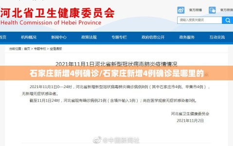 石家庄新增4例确诊/石家庄新增4例确诊是哪里的