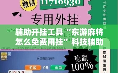 辅助开挂工具“东游麻将怎么免费用挂”科技辅助神器手机版教程