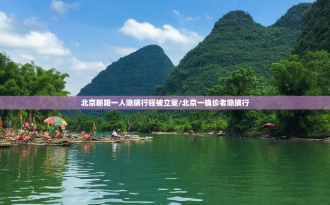 北京朝阳一人隐瞒行程被立案/北京一确诊者隐瞒行