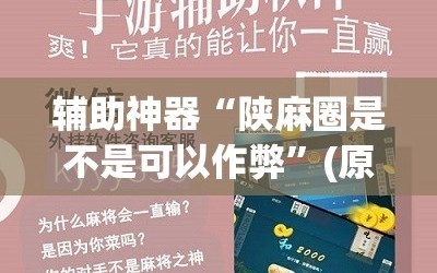 辅助神器“陕麻圈是不是可以作弊”(原来确实是有插件)