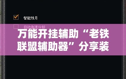 万能开挂辅助“老铁联盟辅助器”分享装挂详细步骤