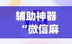 辅助神器“微信麻将有没有挂(透视)”详细辅助透视