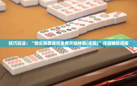技巧玩法：“微乐陕西麻将免费开挂神器(透视)”详细辅助透视