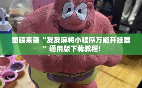 重磅来袭“友友麻将小程序万能开挂器”通用版下载教程!