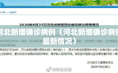 河北新增确诊病例（河北新增确诊病例最新情况）