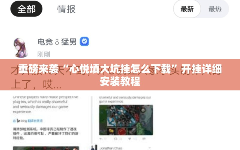 重磅来袭“心悦填大坑挂怎么下载”开挂详细安装教程