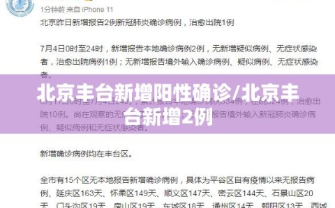 北京丰台新增阳性确诊/北京丰台新增2例