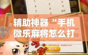 辅助神器“手机微乐麻将怎么打才会赢”分享装挂详细步骤