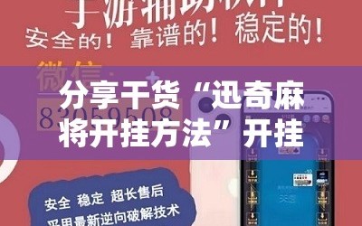 分享干货“迅奇麻将开挂方法”开挂详细安装教程