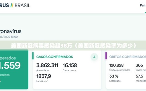 美国新冠病毒感染超38万（美国新冠感染率为多少）