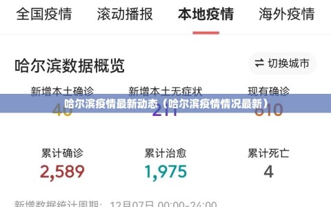 哈尔滨疫情最新动态（哈尔滨疫情情况最新）