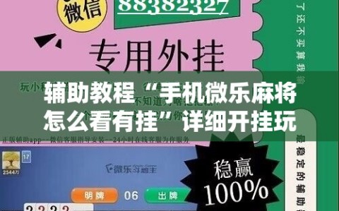 辅助教程“手机微乐麻将怎么看有挂”详细开挂玩法