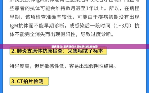 重庆肺炎/重庆肺炎衣原体抗体检查收费