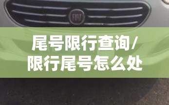 尾号限行查询/限行尾号怎么处罚