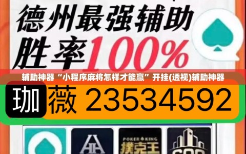 辅助神器“小程序麻将怎样才能赢”开挂(透视)辅助神器