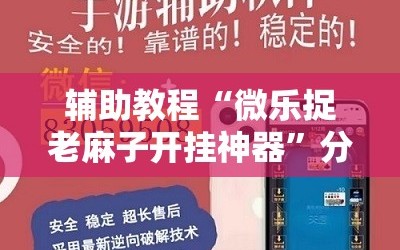 辅助教程“微乐捉老麻子开挂神器”分享装挂详细步骤