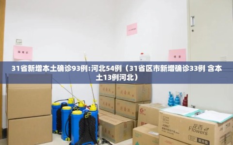 31省新增本土确诊93例:河北54例（31省区市新增确诊33例 含本土13例河北）