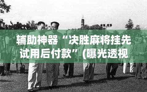 辅助神器“决胜麻将挂先试用后付款”(曝光透视必备猫腻)