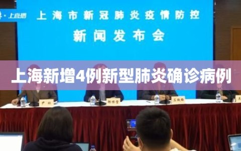 上海新增4例新型肺炎确诊病例