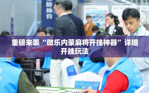 重磅来袭“微乐内蒙麻将开挂神器”详细开挂玩法