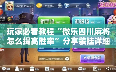 玩家必看教程“微乐四川麻将怎么提高胜率”分享装挂详细步骤