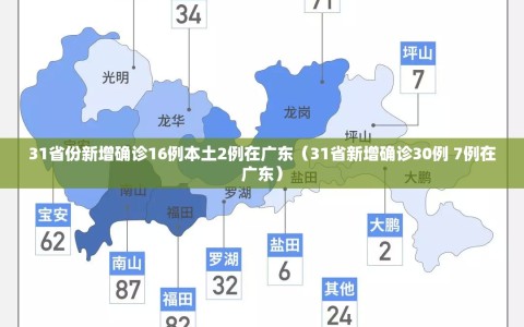 31省份新增确诊16例本土2例在广东（31省新增确诊30例 7例在广东）