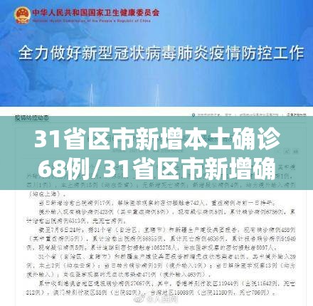 31省区市新增本土确诊68例/31省区市新增确诊57例 其中本土38例