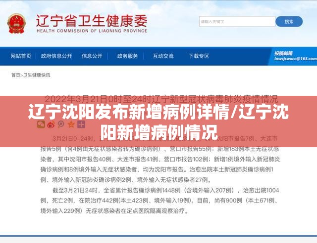 辽宁沈阳发布新增病例详情/辽宁沈阳新增病例情况 辽宁沈阳发布新增病例详情/辽宁沈阳新增病例情况