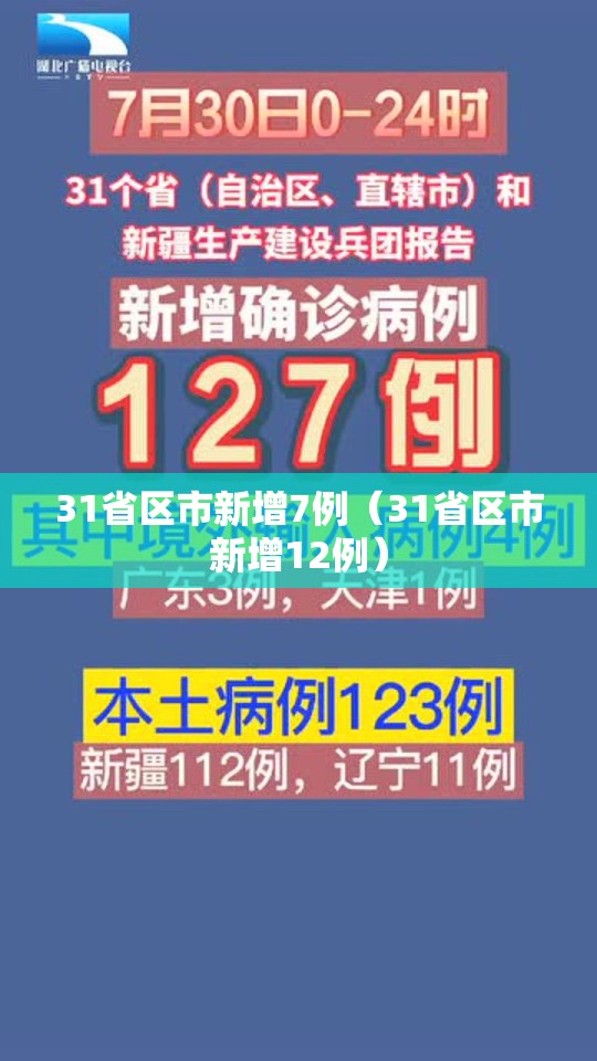 31省区市新增7例(31省区市新增12例) 31省区市新增7例(31省区市新增12例)