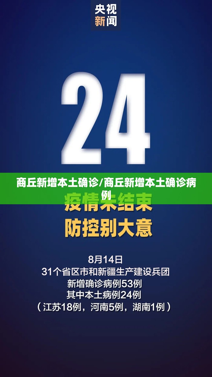 商丘新增本土确诊/商丘新增本土确诊病例 商丘新增本土确诊/商丘新增本土确诊病例