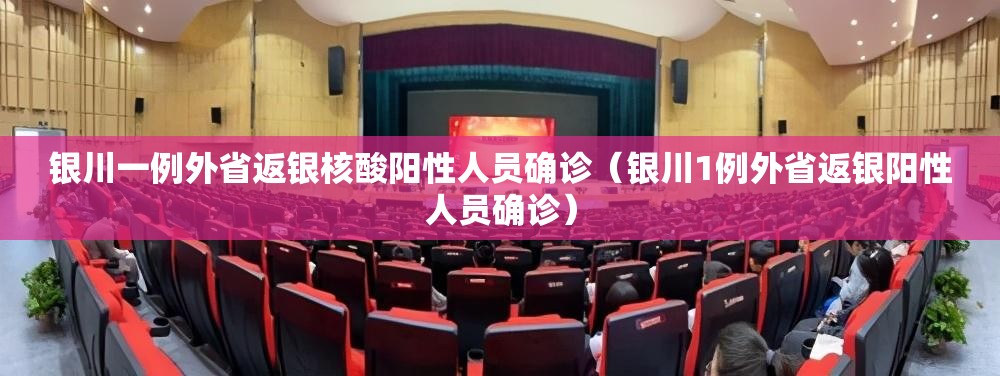 银川一例外省返银核酸阳性人员确诊(银川1例外省返银阳性人员确诊) 银川一例外省返银核酸阳性人员确诊(银川1例外省返银阳性人员确诊)