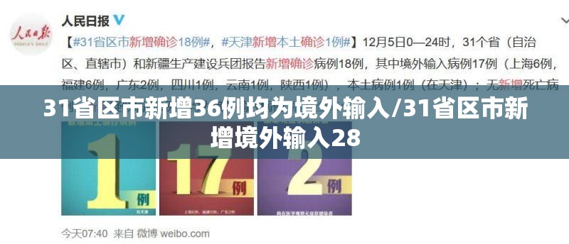 31省区市新增36例均为境外输入/31省区市新增境外输入28