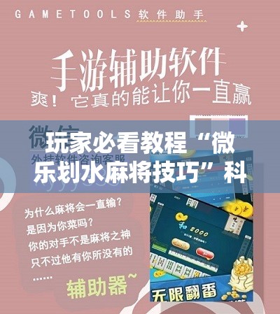 玩家必看教程“微乐划水麻将技巧”科技辅助神器手机版教程