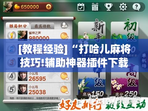 [教程经验]“打哈儿麻将技巧!辅助神器插件下载