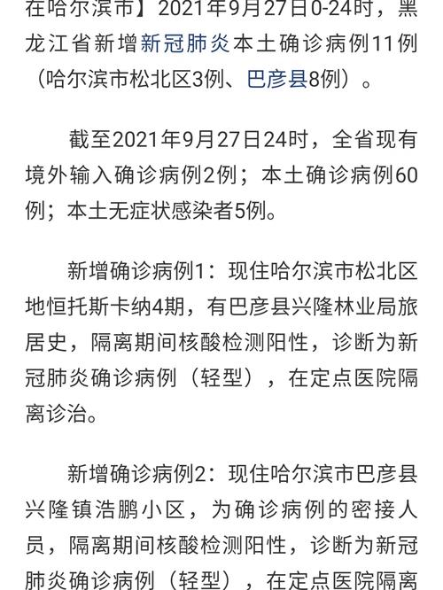 哈尔滨最新疫情报道/哈尔滨最新疫情报告发布