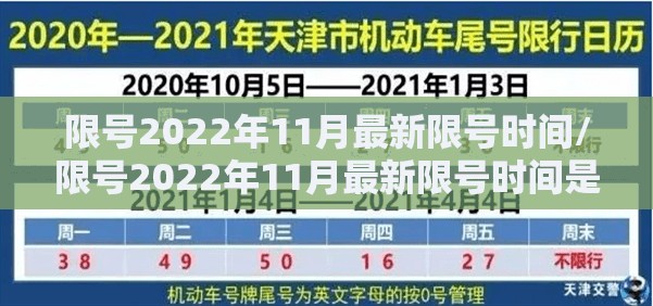 限号2022年11月最新限号时间/限号2022年11月最新限号时间是多少 限号2022年11月最新限号时间/限号2022年11月最新限号时间是多少