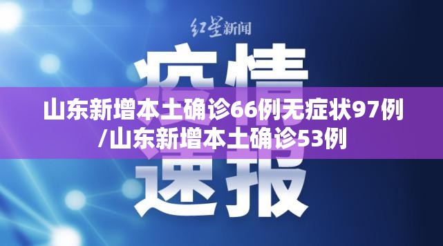 山东新增本土确诊66例无症状97例/山东新增本土确诊53例 山东新增本土确诊66例无症状97例/山东新增本土确诊53例