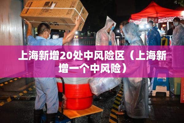 上海新增20处中风险区（上海新增一个中风险）