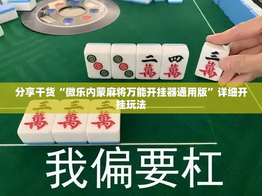 分享干货“微乐内蒙麻将万能开挂器通用版”详细开挂玩法 分享干货“微乐内蒙麻将万能开挂器通用版”详细开挂玩法